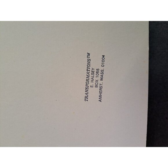 E. Halsey Signed BASKET TO RABBIT Transformation Matted Print Easter Spring 1982 - Picture 6 of 8